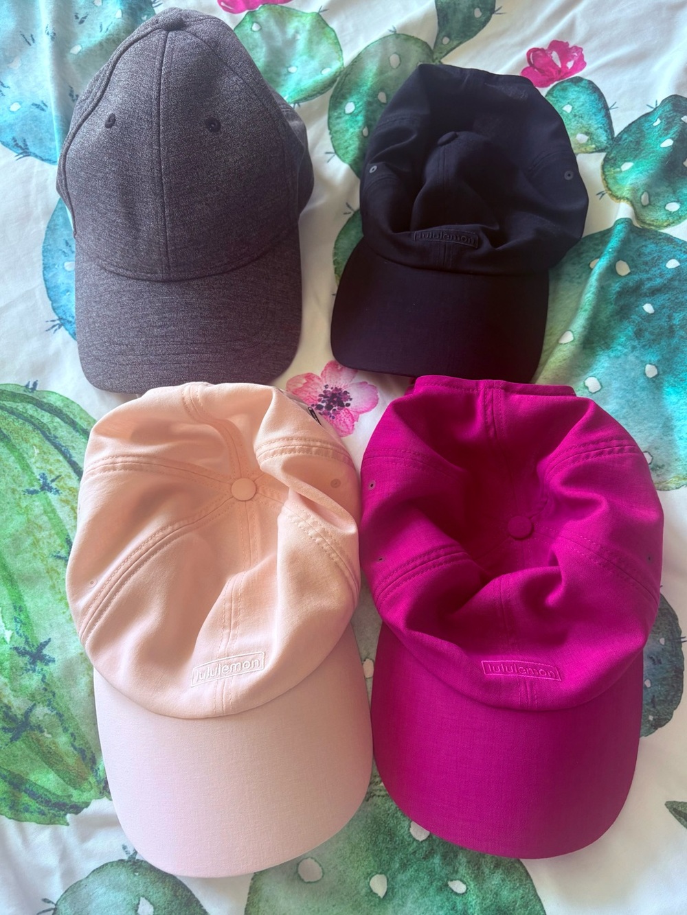 4 x Lululemon caps hats womens